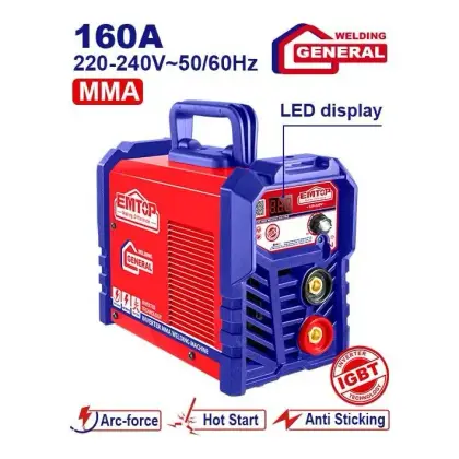 Апарат за заварување инвертер 160А Emtop EWDEM1651