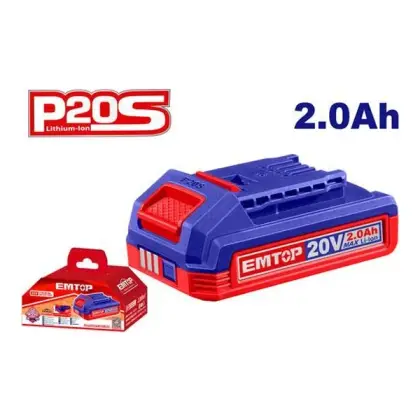 Батерија 20V 2Ah Emtop EBPK20011, Батерии и полначи