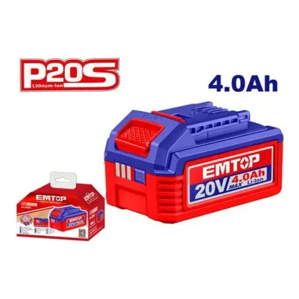 Bateri 4Ah 20V Emtop EBPK2002, Bateri dhe karikues
