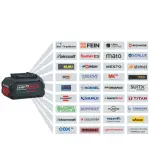 Батерија PRO GBA 18V 4.0Ah - Bosch - горен поглед - Centimetar