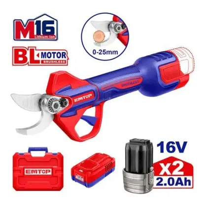 Батериска ножица за гранки Emtop ELSL162582