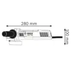 Брусалица 900W 125mm GWS 9-125 -Bosch - горен поглед - Centimetar