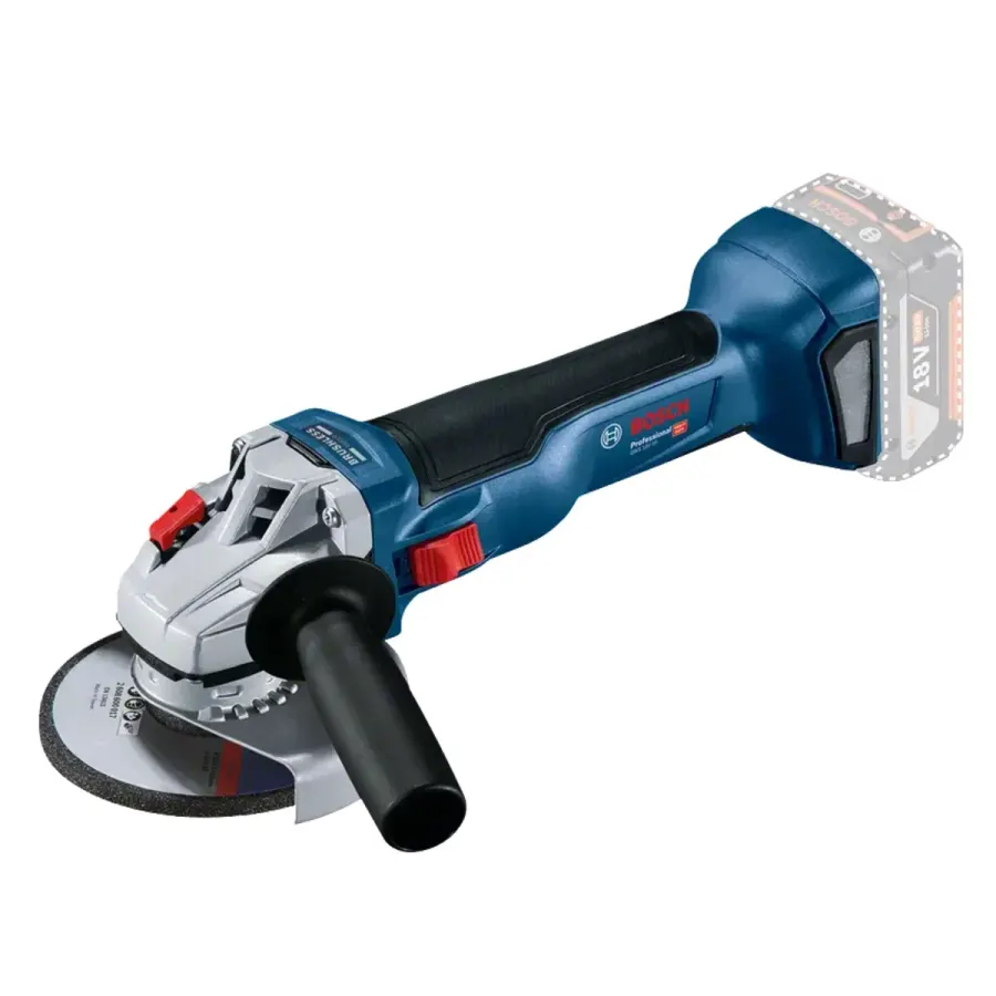 Брусалица батериска 125mm GWS 18V-10 (без батерија) - Bosch - горен поглед - Centimetar