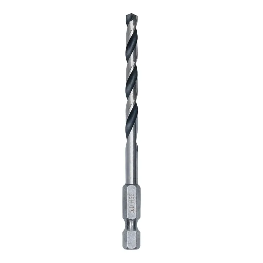Бургија за метал Bosch HSS PointTeQ Hex 5.0 mm - преден поглед - Centimetar