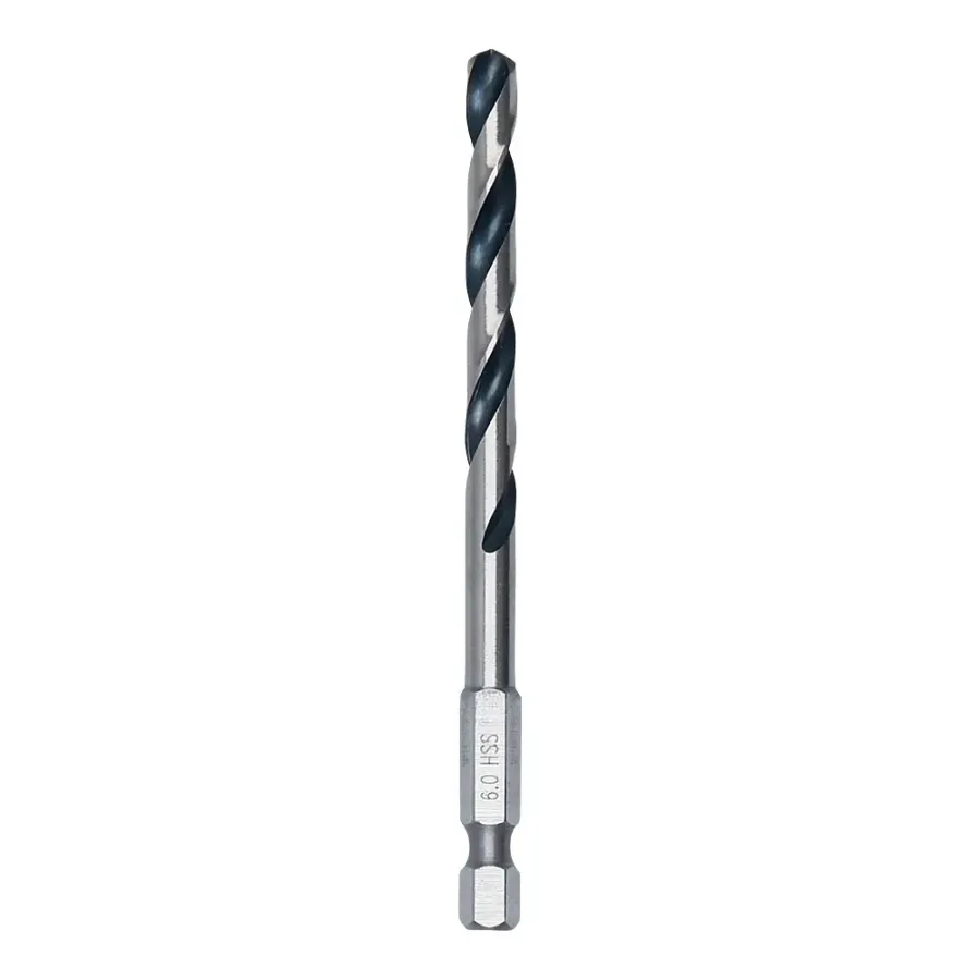 Бургија за метал Bosch HSS PointTeQ Hex 6.0 mm - преден поглед - Centimetar