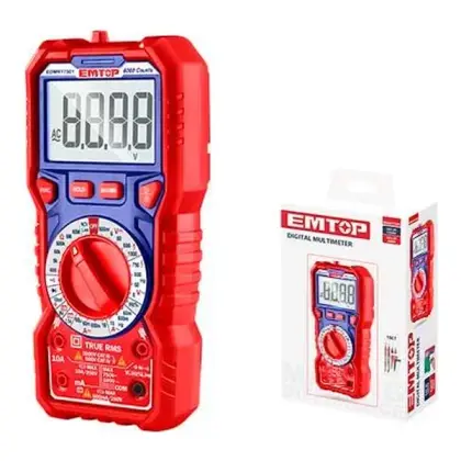 Дигитален мултиметар Emtop EDMR17501, Електричарски алат