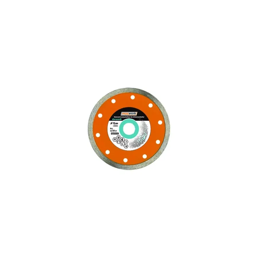 Дијамантски диск 115 mm Керамика - Maxwerk — заден поглед