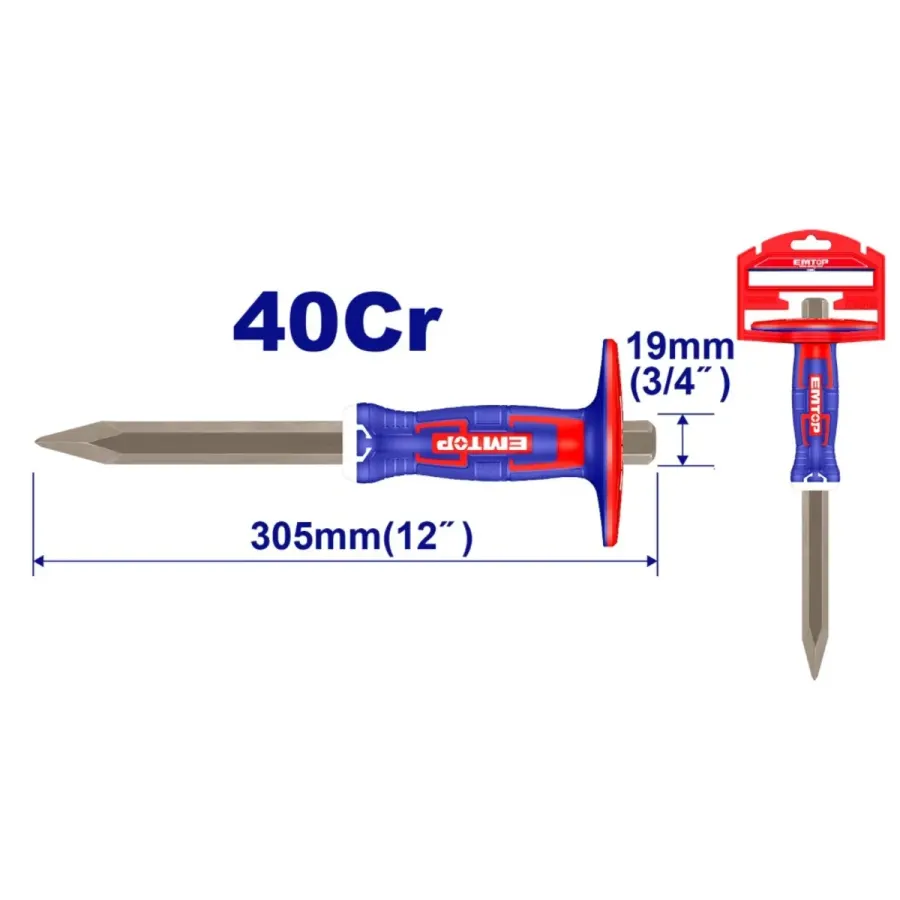 Длето 4x305mm Emtop - преден поглед - Centimetar