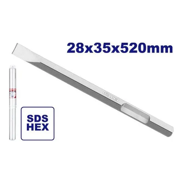 Длето за Hex Emtop EHCS083502 - преден поглед - Centimetar
