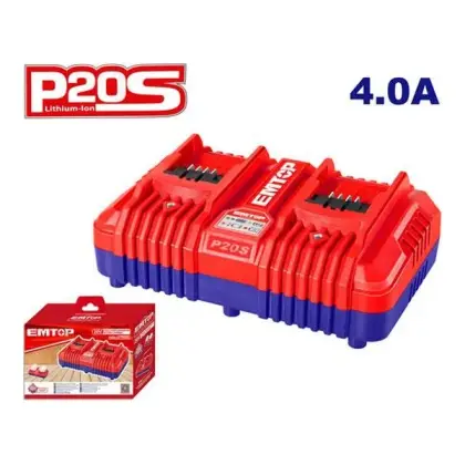 Двоен полнач 4А P20S Emtop, Батерии и полначи