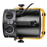 Електрична грејалка индустриска 2kW IPX4 со регулација NEO Tools - заден поглед - Centimetar