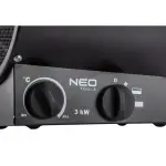 Elektriçna grejalka industriska 3kW metalno kukjishte NEO Tools 90-066, Ngrohje 2