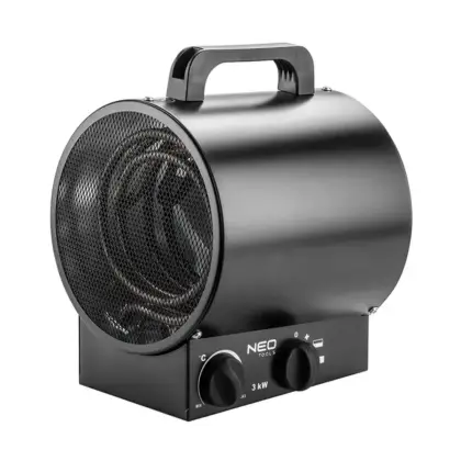 Електрична грејалка индустриска 3kW метално куќиште NEO Tools, Греење
