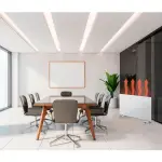 Електрична Конвекторска Греалка 1500W IP24, Калено Стакло, NEO Tools - заден поглед - Centimetar