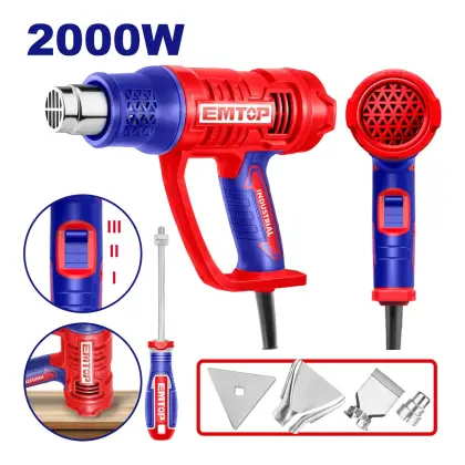 Фен за жежок воздух 2000W Emtop EHGN20078, Други електрични алати