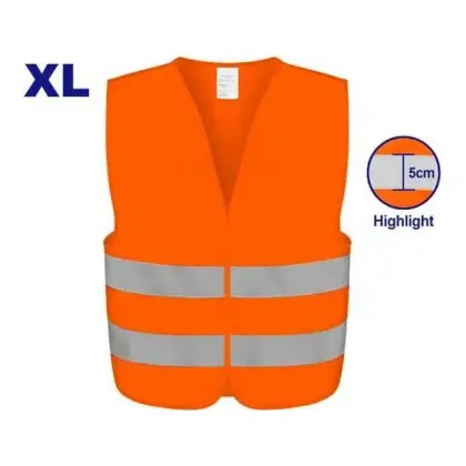 Флуоресцентен елек портокалов XL Emtop EMRV2801