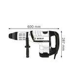 Хилта SDS MAX 1700W 19J GBH 12-52 D - Bosch - горен поглед - Centimetar