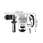 Хилта SDS PLUS 650W 2.4J GSH 3 E - Bosch - горен поглед - Centimetar