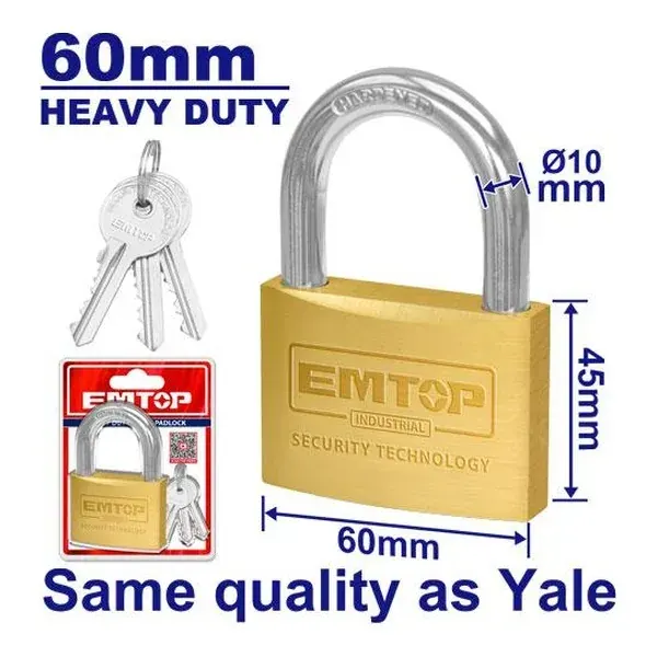 Катанец 60мм heavy duty Emtop EPDKB6021 - преден поглед - Centimetar