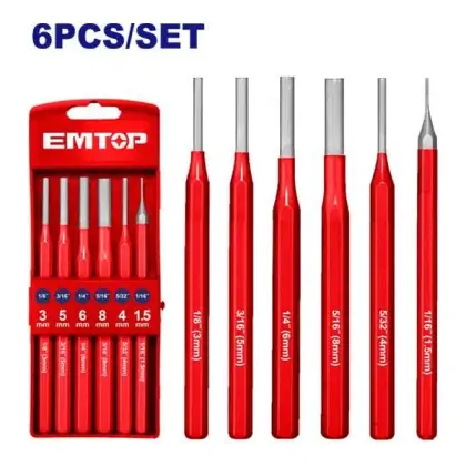 Комплет 6 парчиња пробивач Emtop EMCC8306