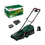 Косилка за трева батериска Rotak 18V-34 SET - Bosch - преден поглед - Centimetar