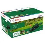 Косилка за трева батериска Rotak 18V-34 SET - Bosch - заден поглед - Centimetar