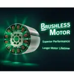 Косилка за трева батериска Rotak 18V-34 SET - Bosch - заден поглед - Centimetar