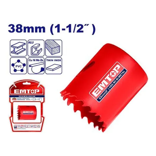Круна 38мм Emtop EHSW10381 - преден поглед - Centimetar