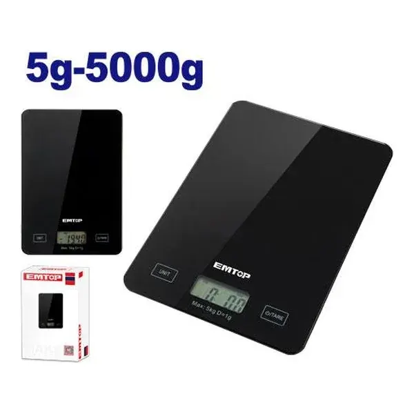 Кујнска вага Emtop EMKE3504 - преден поглед - Centimetar