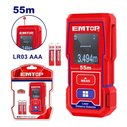 Matës distance me lazer Emtop ELDD05015, Metra dixhitalë