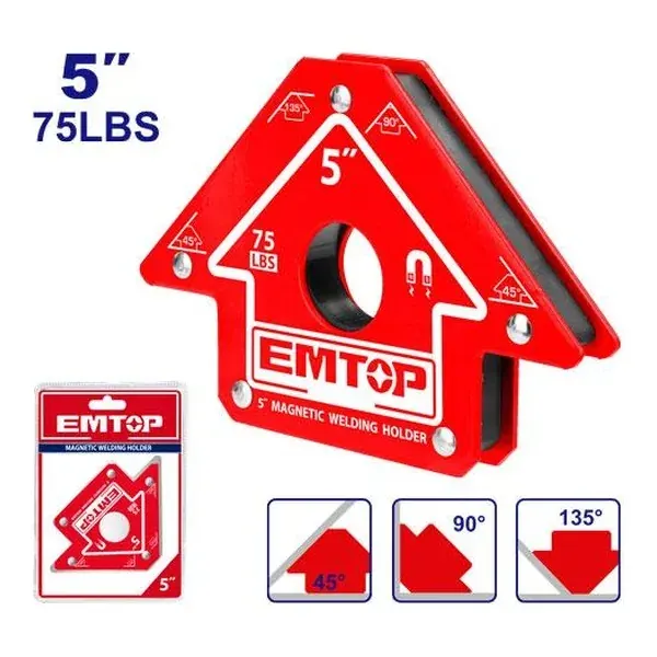 Магнетен држач 5 Emtop EMWH75052 - преден поглед - Centimetar