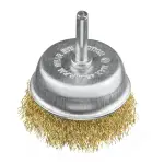 Месингена лончеста четка ø65 mm за дупчалка - Maxwerk — заден поглед