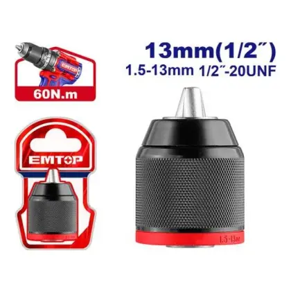 Mandrinë metalike 13mm Emtop EKCY13201, Aksesorë të tjerë për vegla