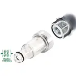 Перач под висок притисок 1500W UniversalAquatak 125 - Bosch - заден поглед - Centimetar