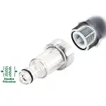 Перач под висок притисок 1900W UniversalAquatak 135 - Bosch - заден поглед - Centimetar
