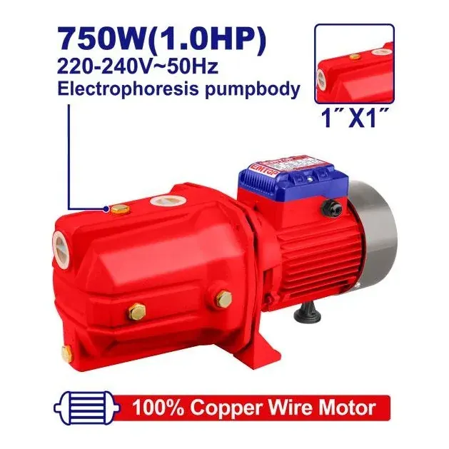 Пумпа за хидрофор 750W Emtop EWPPJ07501 - преден поглед - Centimetar