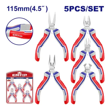 Set me 5 pinca Emtop, Pinca