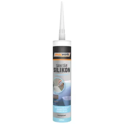 Silikon sanitar.transp.280ml - Maxwerk