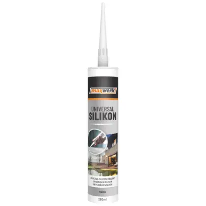 Силикон универзален бел 280ml - Maxwerk
