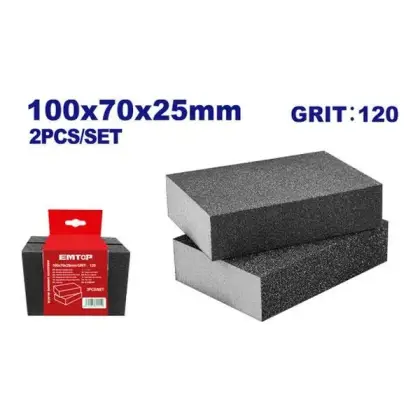 Сунѓер за шмирглање 120 Emtop EMUK1502