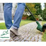 Тример за трева батериски EASYGRASSCUT 18-26 - Bosch - заден поглед - Centimetar