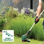Тример за трева батериски (solo) UNIGRASSCUT 18V-26-500 - Bosch - горен поглед - Centimetar