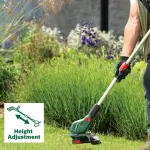 Тример за трева батериски UNIGRASSCUT 18V-26-500 - Bosch - детал - Centimetar