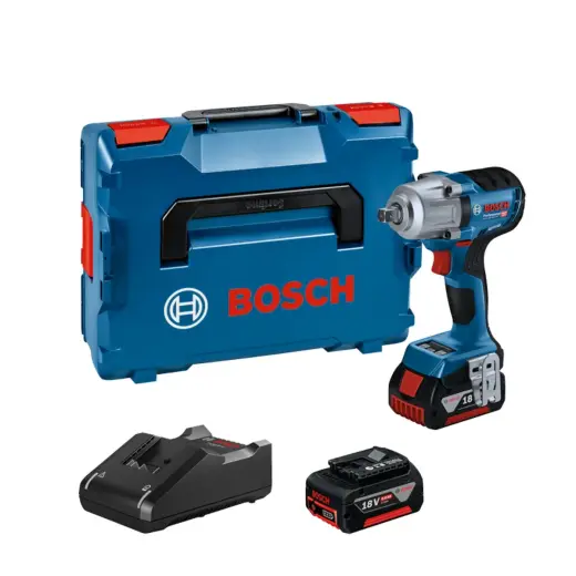 Ударен батериски одвртувач PRO Bosch GDS 18V-450 PC | L-Boxx 450Nm 2x4.0Ah ProCORE
