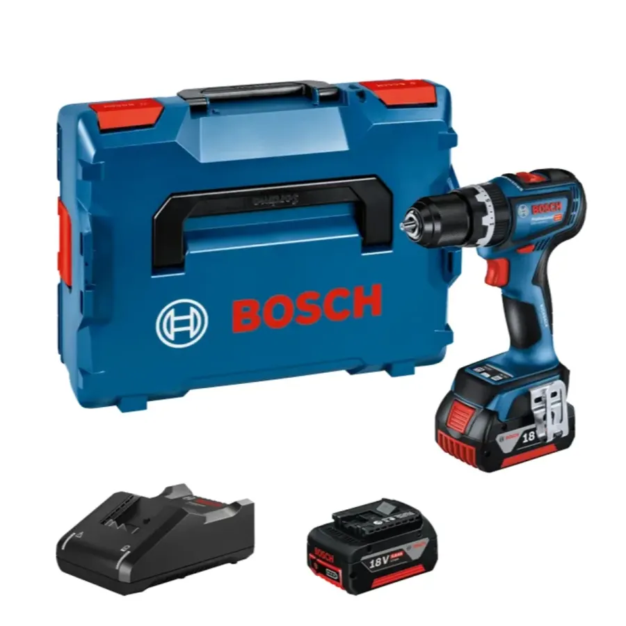 Ударна батериска штрафилица 2x4.0Ah ProCORE18V GSB 18V-90 C - Bosch - преден поглед - Centimetar