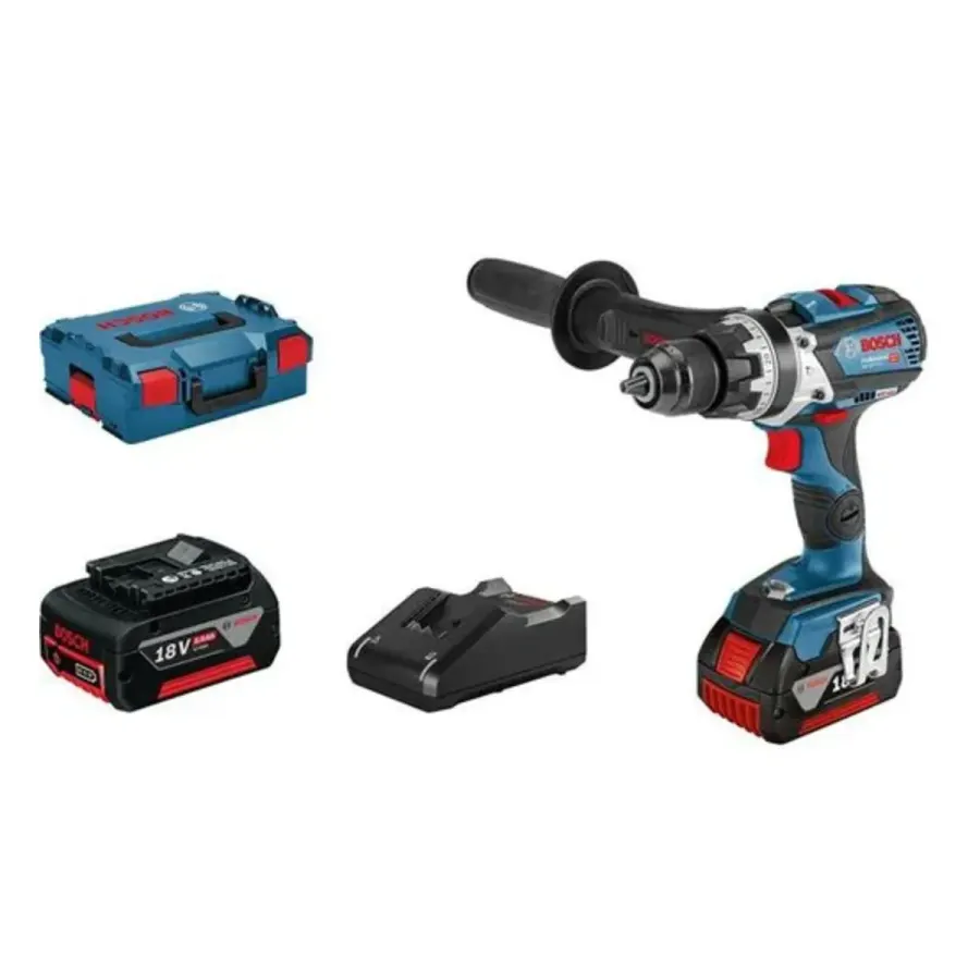 Ударна батериска штрафилица 2x5.0Ah GSB 18V-110 C - Bosch - горен поглед - Centimetar