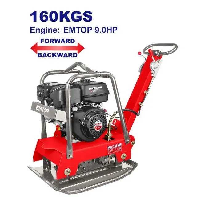 Вибро плоча 160кг Emtop EPCT091612 - преден поглед - Centimetar