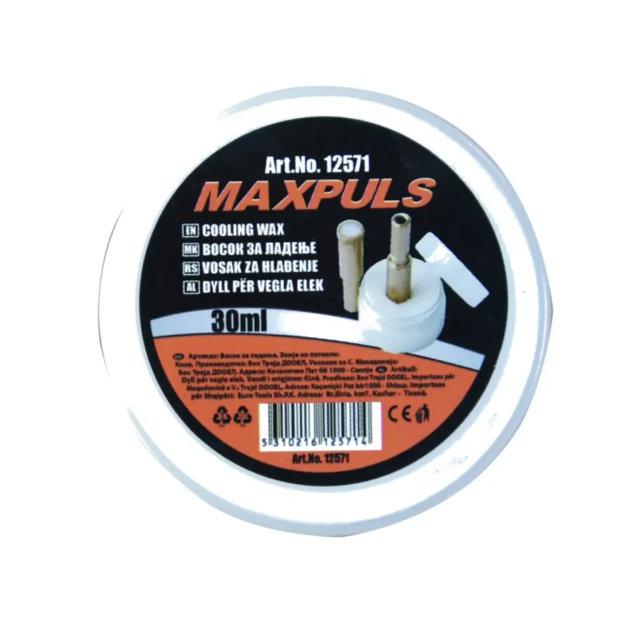 Восок за ладење на круни 30ml MaxPuls - страничен поглед - Centimetar