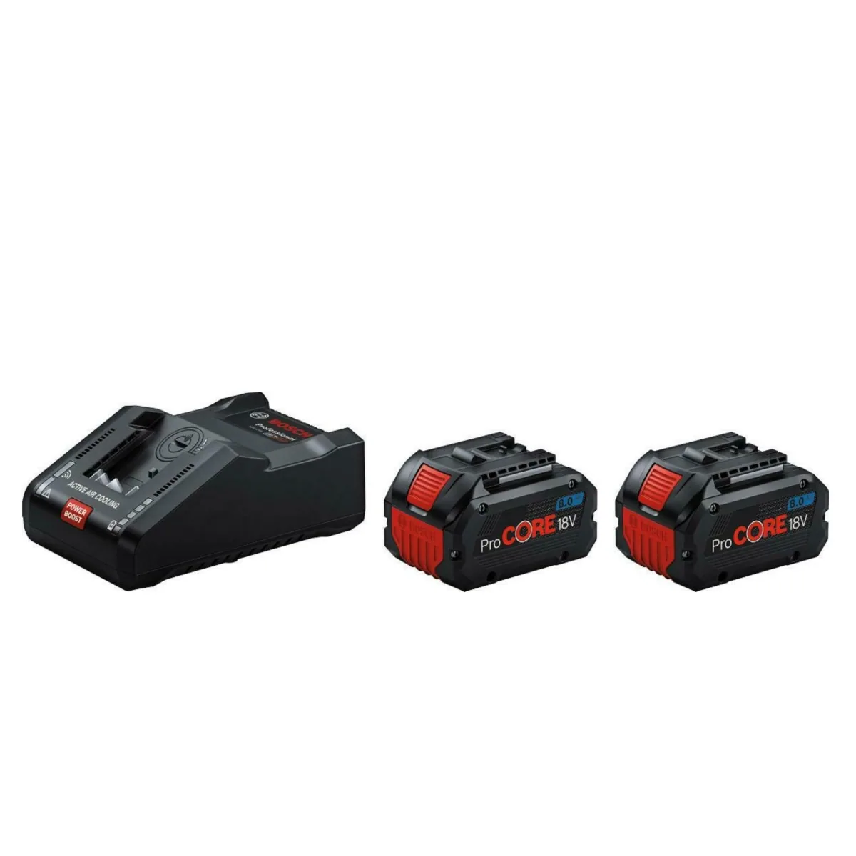 Bosch Сет батерии и полнач 2 x ProCORE18V 8.0Ah + GAL 18V-160 C Брз Полнач - Bosch